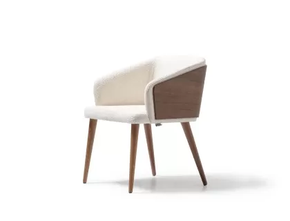 Parla sandalye kolçaklı meşe