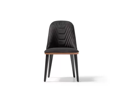 Mia wooden luxury walnut chair
