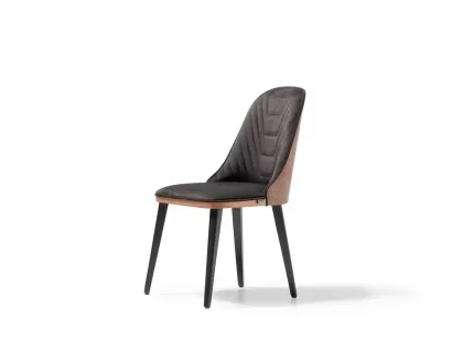 Mia wooden luxury walnut chair