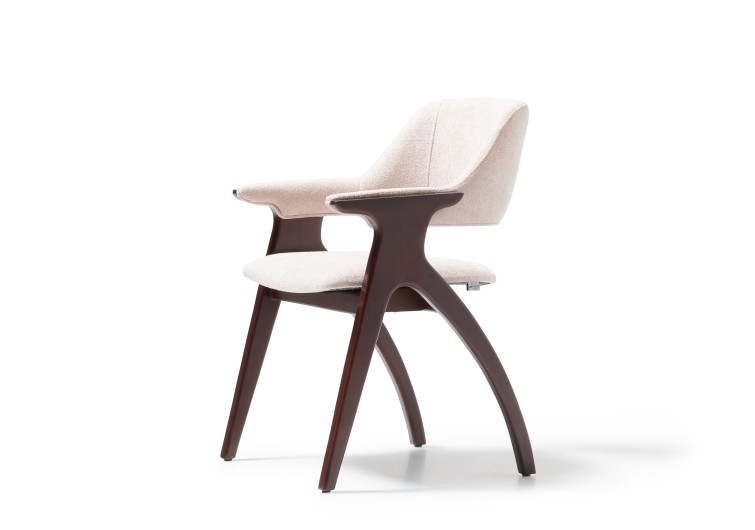 Nuv arm wooden luxury armrest chair