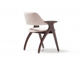Nuv arm wooden luxury armrest chair