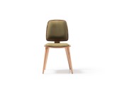 Vegas wood walnut chair