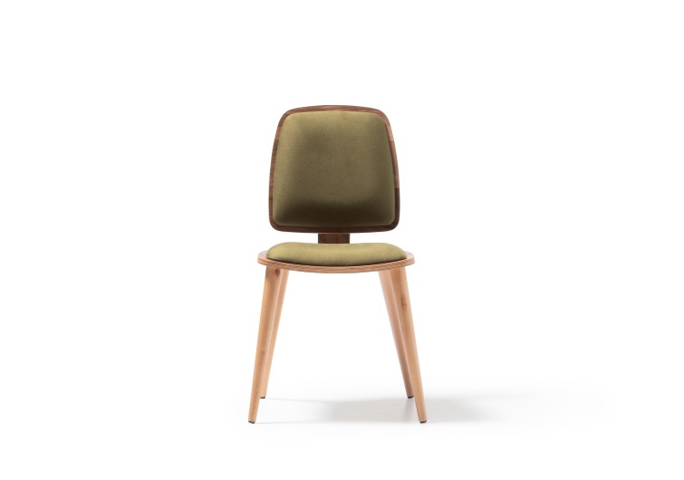 Vegas wood walnut chair