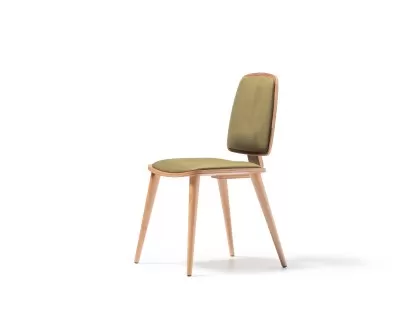 Vegas wood walnut chair