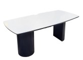 Kavis antrasit beyaz yemek masası 180x90
