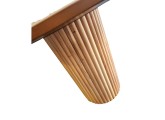 Ceviz kaplama masa 100cm çap