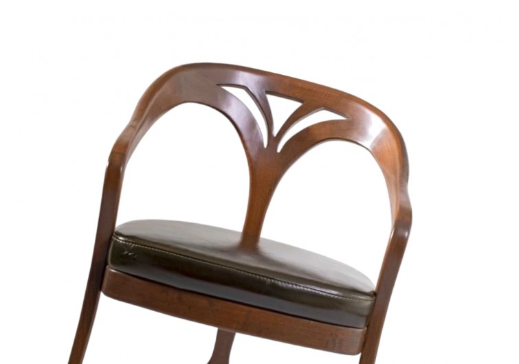 Bow fiyonk kollu ahşap sandalye