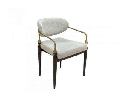 Flora Sandalye ahşap Ayaklı,metal kolçaklı