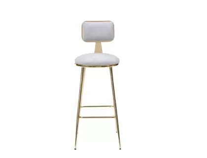 Lama bar Chair Metal gold plated