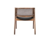 Rower sandalye buhar bükme ahşap hasırlı rattan